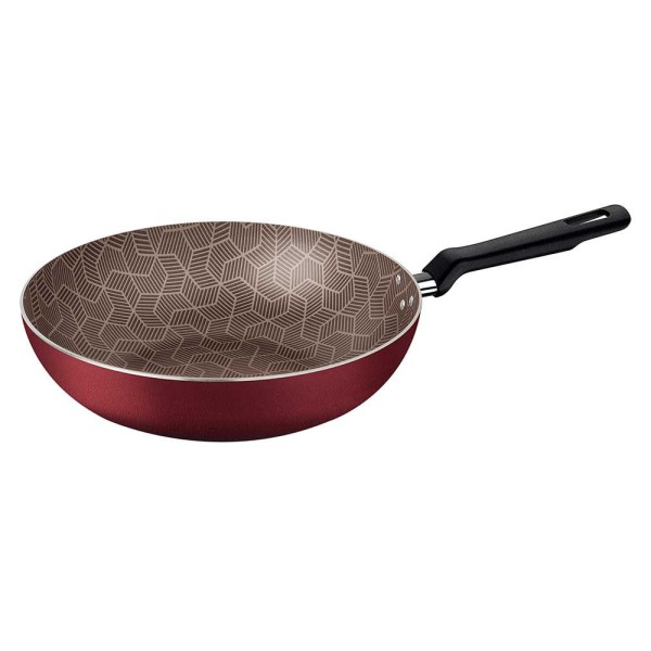 Encontraproduto.com.br - Frigideira Tramontina Loreto Antiaderente Vermelho 24cm