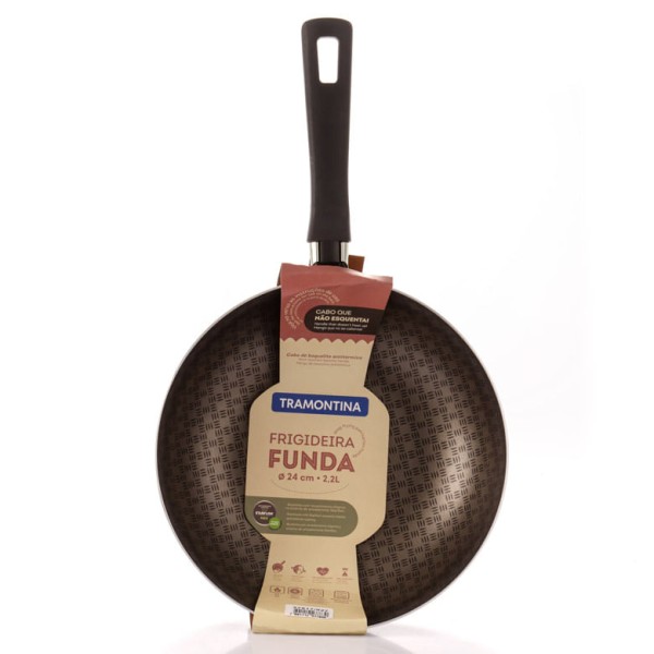 Encontraproduto.com.br - Frigideira Tramontina Loreto Antiaderente Grafite 24cm