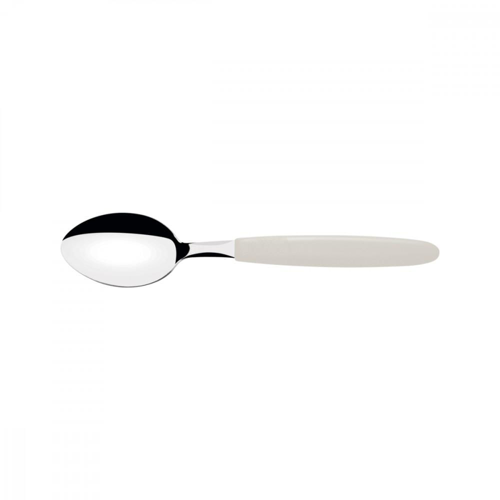 Encontraproduto.com.br - Colher De Sobremesa Ipanema Com Lâmina Em Aço Inox E Cabo De Polipropileno Cinza
