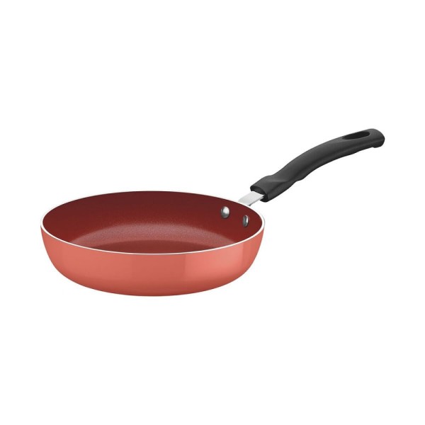 Encontraproduto.com.br - Jogo de Panelas Tramontina 5 Peças Évora em Alumínio com Revestimento Interno Cerâmico e Externo de Silicone Coral