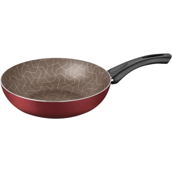 Encontraproduto.com.br - Frigideira Funda Tramontina Paris 24cm, 2,2L, Alumínio, com Espátula, Vermelho - 28509/724