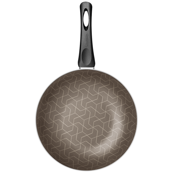 Encontraproduto.com.br - Frigideira Funda Tramontina Paris 24cm, 2,2L, Alumínio, com Espátula, Vermelho - 28509/724