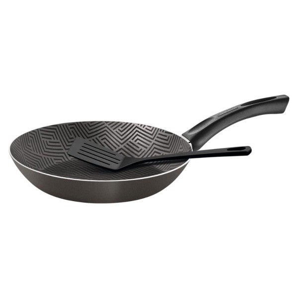 Encontraproduto.com.br - Frigideira Tramontina Paris Antiaderente Chumbo Com Espátula