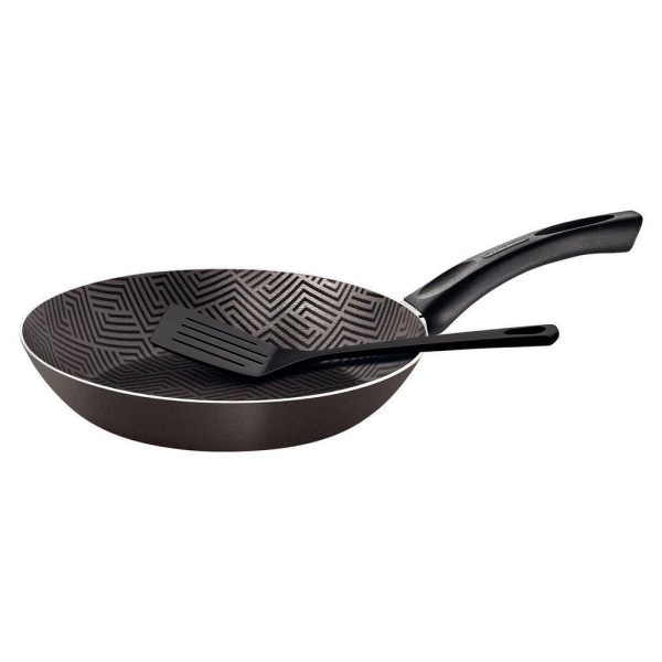 Encontraproduto.com.br - Frigideira Tramontina Paris Antiaderente Chumbo Com Espátula