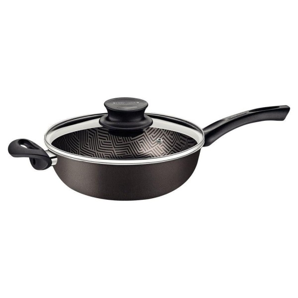 Encontraproduto.com.br - Fritadeira Multiuso Paris 24cm 2,8l Chumbo Em Alumínio Com Antiaderente Starflon Max