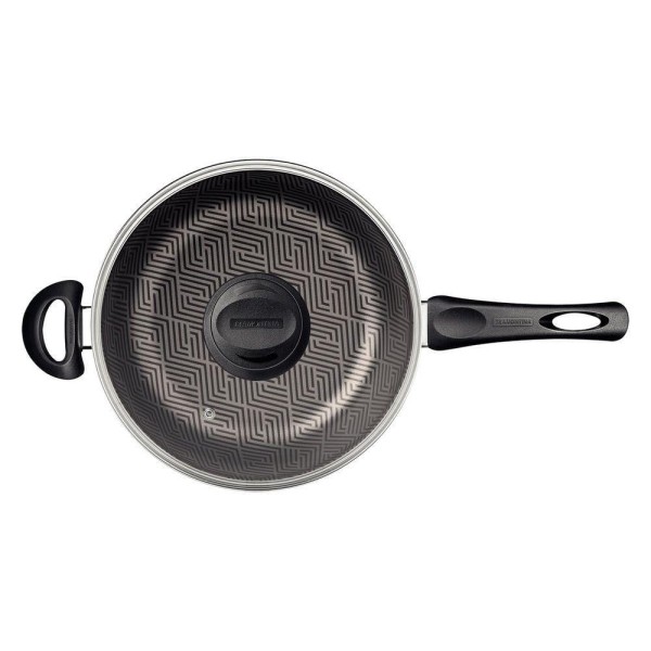 Encontraproduto.com.br - Fritadeira Multiuso Paris 24cm 2,8l Chumbo Em Alumínio Com Antiaderente Starflon Max