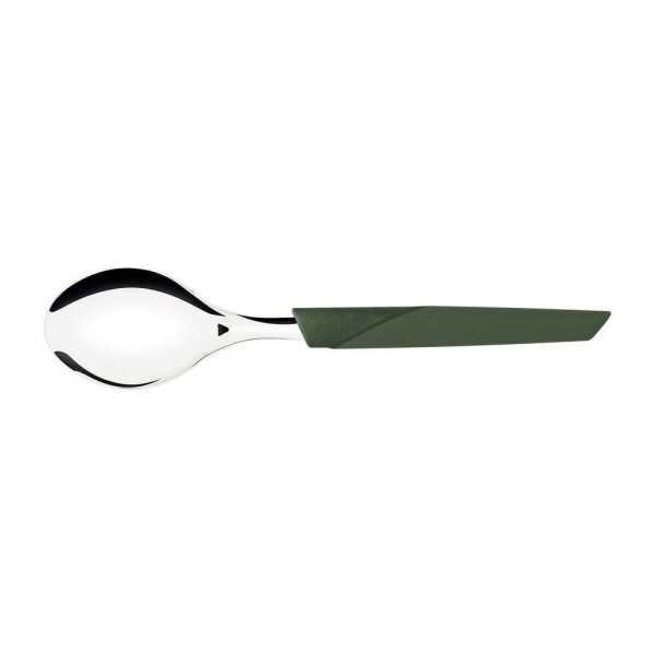Encontraproduto.com.br - Colher De Mesa Lyf Com Lâmina Em Aço Inox E Cabo De Polipropileno Pcr Verde Natureza