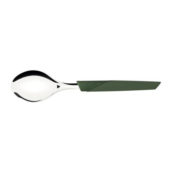 Encontraproduto.com.br - Colher De Mesa Lyf Com Lâmina Em Aço Inox E Cabo De Polipropileno Pcr Verde Natureza