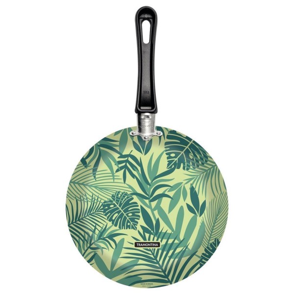 Encontraproduto.com.br - Frigideira Decorada Alumínio Verde Tramontina 24cm