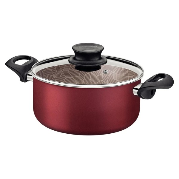 Panela Caçarola Tramontina Paris Vermelha 22/24cm