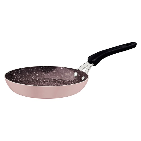 Encontraproduto.com.br - Frigideira Tramontina Tunis 28cm, 2,3l, Em Alumínio Com Revestimento Interno Cerâmico Antiaderente E Externo Siliconado Rosa Trufado - 28720/428