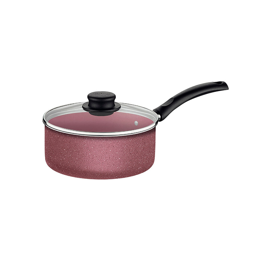 Encontraproduto.com.br - Conjunto de Panelas Antiaderente Tramontina Turim Rosê 5 Peças