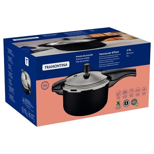 Encontraproduto.com.br - Panela de Pressão Effect 6L Tramontina