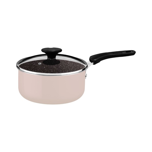 Panela Tramontina Tunis em Alumínio 18 cm 2 L Cerâmico Rosa Trufado