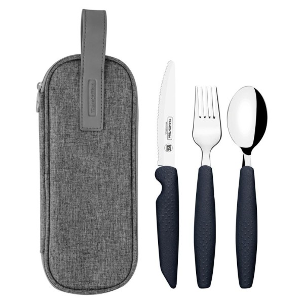 Encontraproduto.com.br - Jogo De Talheres Assistivos Tramontina Inox 4 Peças
