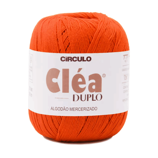 Encontraproduto.com.br - LINHA CLEA DUPLO 508MTS 150G 431648 4445 TANGERINA