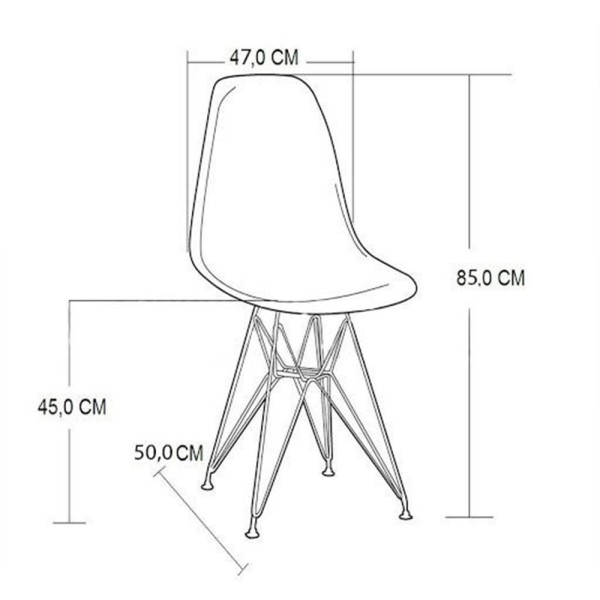 Encontraproduto.com.br - Mesa De Jantar De Ferro Preto Tampo Redondo Vidro 110Cm Com 4 Cadeiras Pretas Cor: Preto