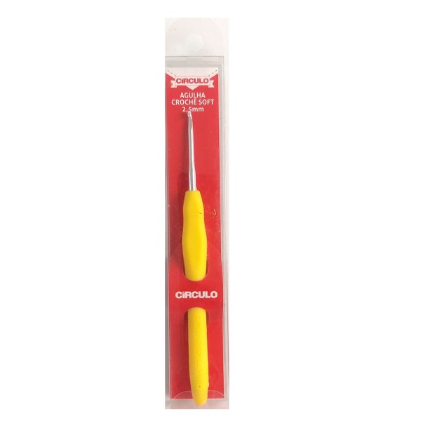 Agulha Para Crochê Círculo Soft 2,5mm C/1 Unidade