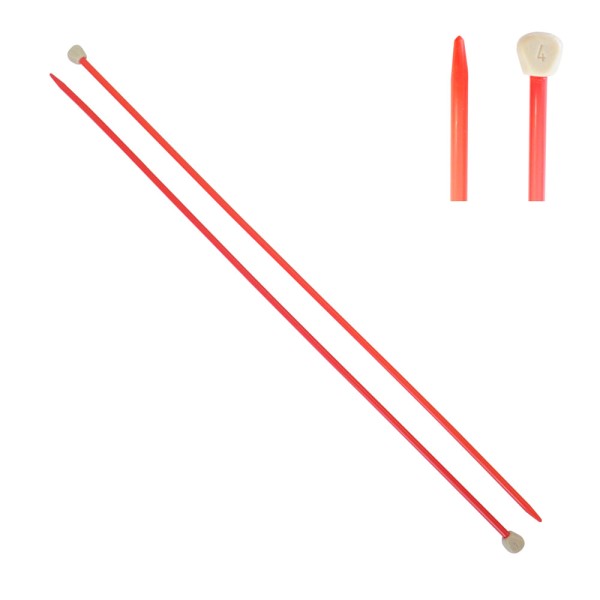 Encontraproduto.com.br - Agulha Para Trico Círculo 35cm Larg.4,0 Mm C/2 Unidades