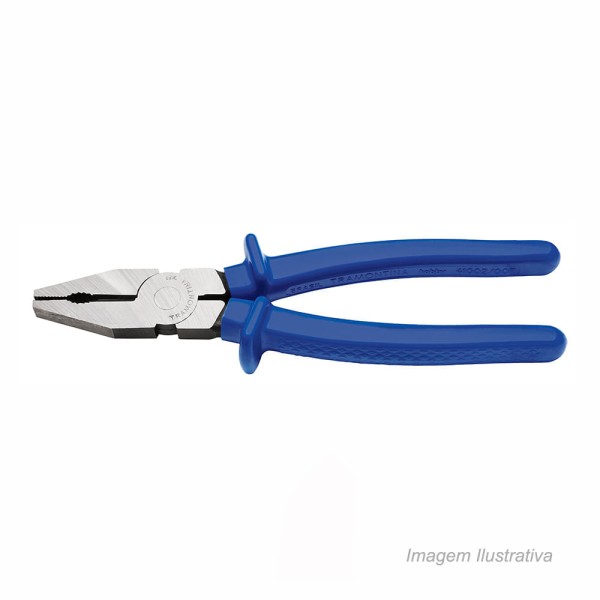 Encontraproduto.com.br - Alicate universal com empunhadura 7 azul - trmontina