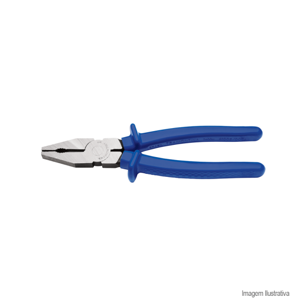 Encontraproduto.com.br - Alicate universal com empunhadura 7 azul - trmontina