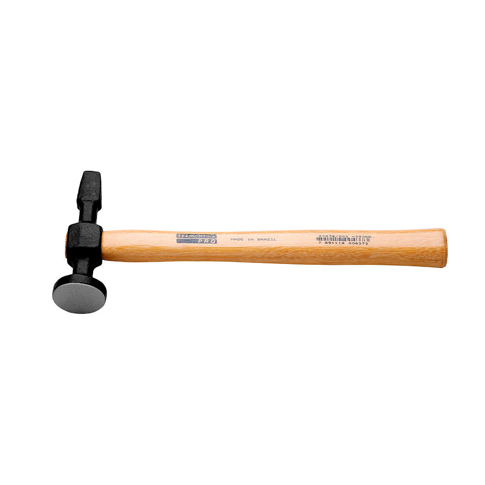 Encontraproduto.com.br - Martelo Chapeador Pena Reta Tramontina 350gr com Cabo de Madeira