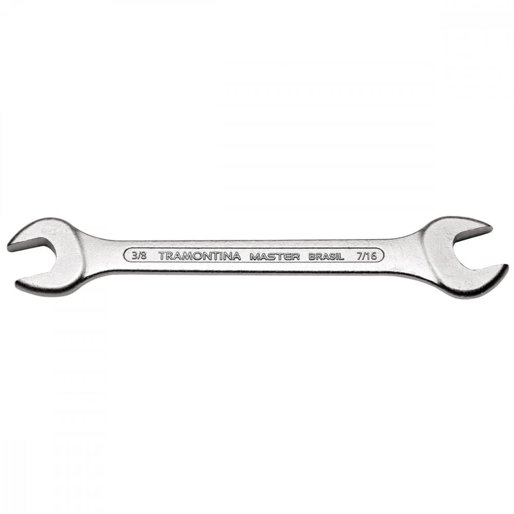 Encontraproduto.com.br - Chave Fixa 3/8x7/16 Tramontina MASTER com Corpo em Aço Especial Cromado