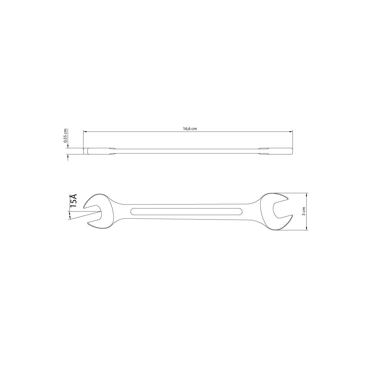 Encontraproduto.com.br - Chave Fixa 12x13mm Tramontina Aço Carbono