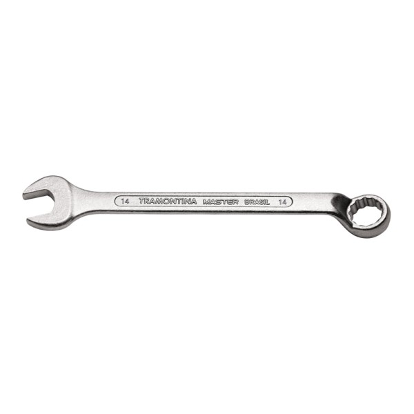 Encontraproduto.com.br - Chave Combinada 14 mm com Pescoço Tramontina MASTER com Corpo Forjado em Aço Especial Cromado