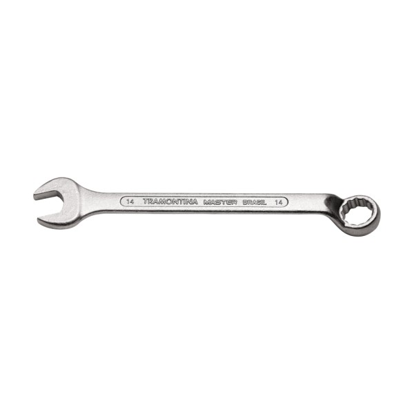 Chave Combinada 14 mm com Pescoço Tramontina MASTER com Corpo Forjado em Aço Especial Cromado