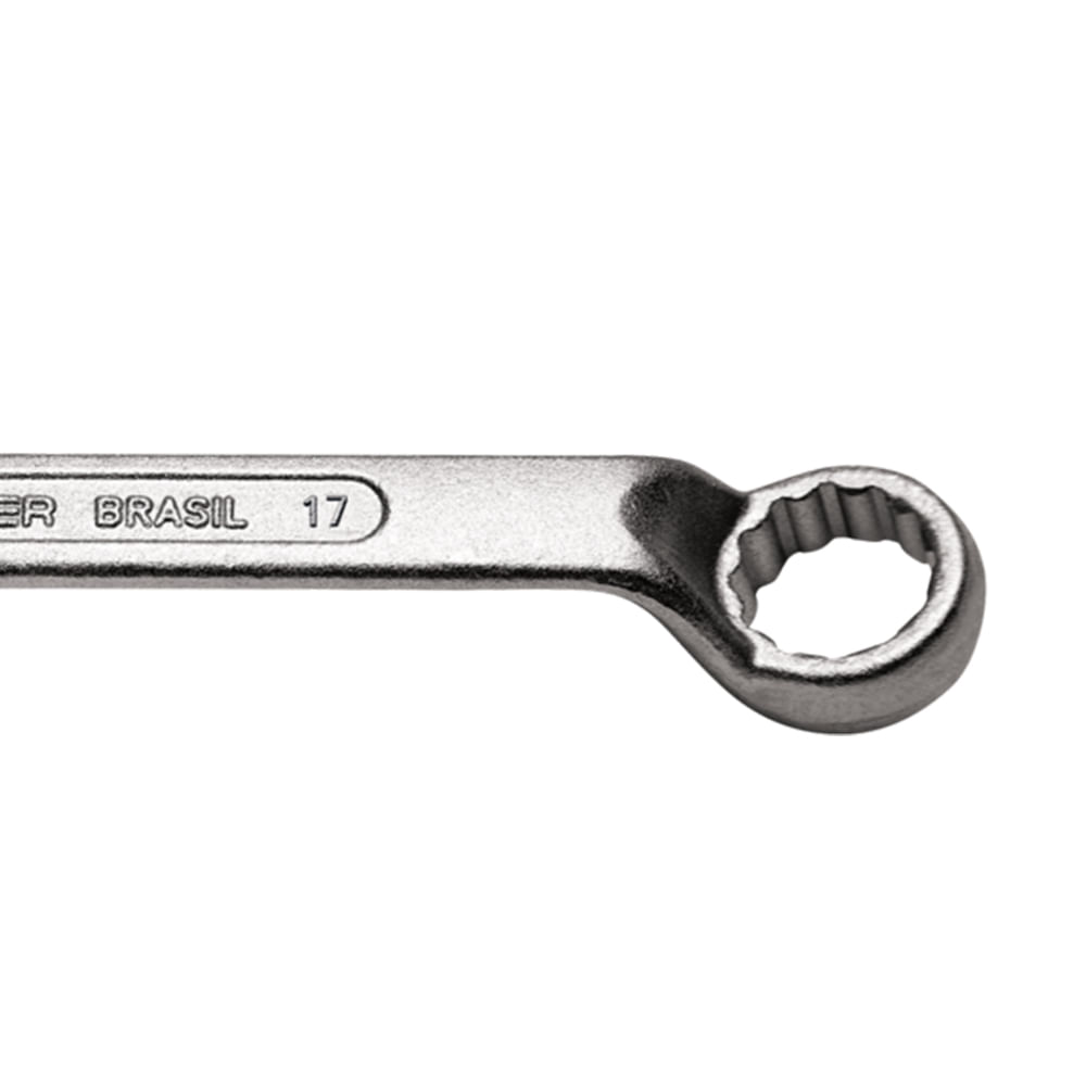 Encontraproduto.com.br - Chave Combinada 17 mm com Pescoço Tramontina MASTER com Corpo Forjado em Aço Especial Cromado
