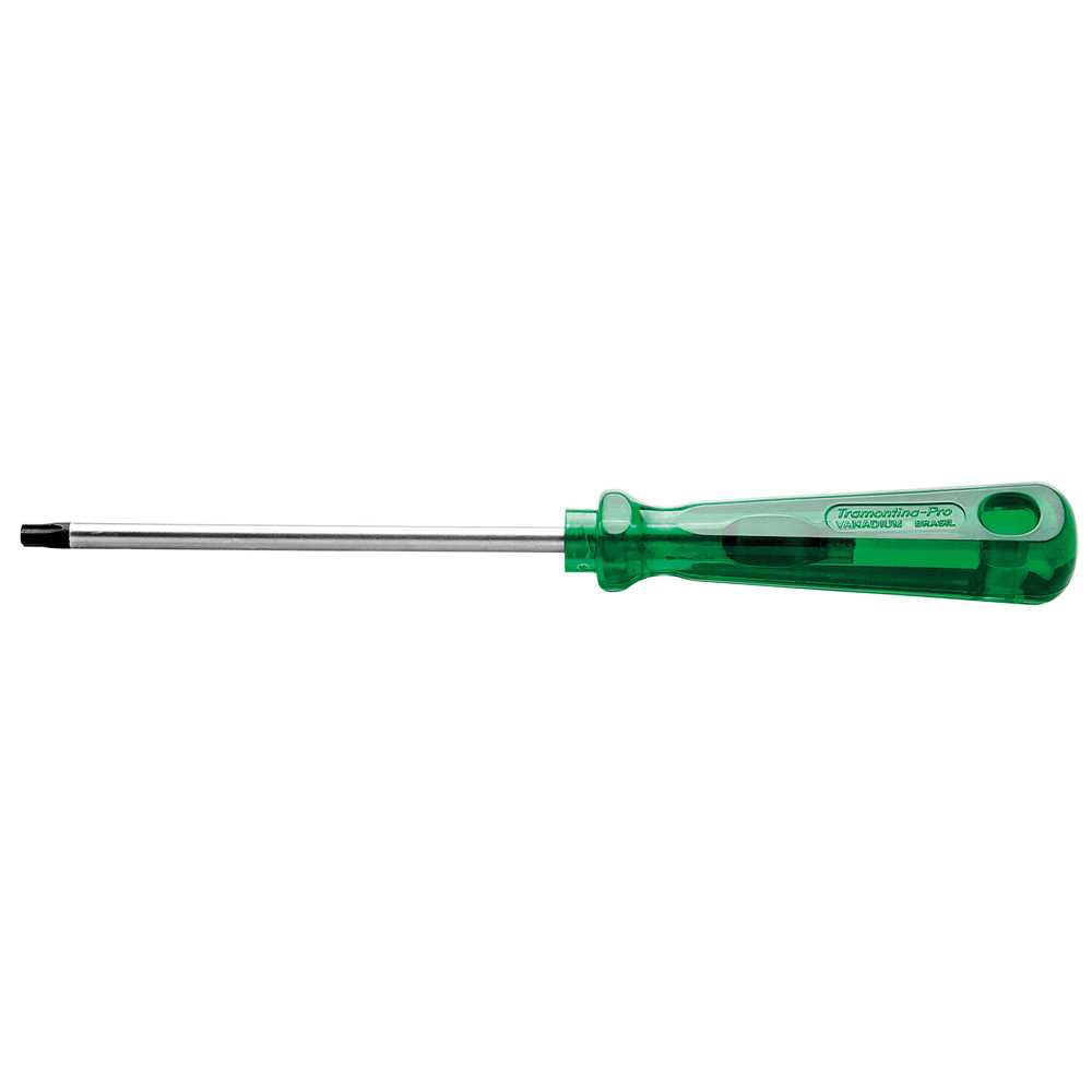 Encontraproduto.com.br - Chave hexalobular T27 com cabo reto 44350/027 - TRAMONTINA PRO