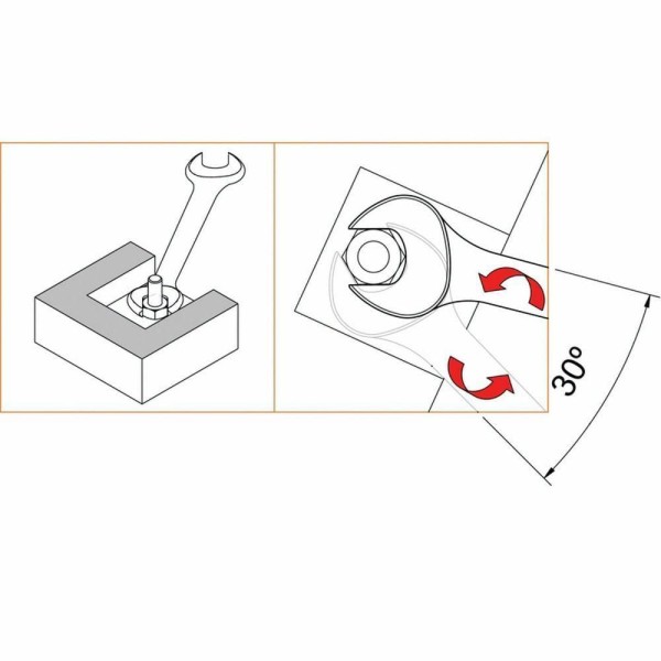 Encontraproduto.com.br - Chave fixa 6 mm x 7 mm 44610/101 - TRAMONTINA PRO