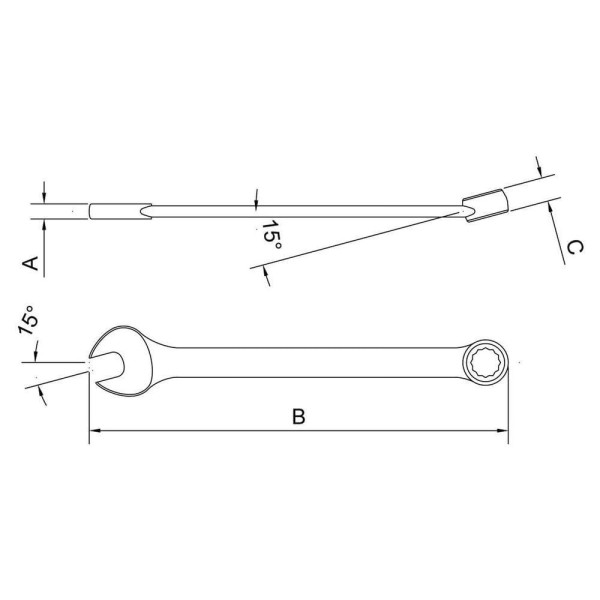 Encontraproduto.com.br - CHAVE COMBINADA 20MM  44650/120 PRO