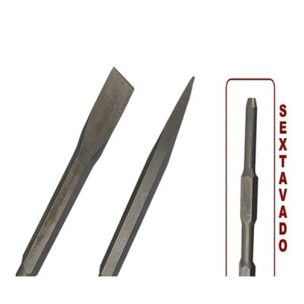 Encontraproduto.com.br - Talhadeira Sextavada 11x130mm Cromo Vanádio 44473/111 - Tramontina Pro
