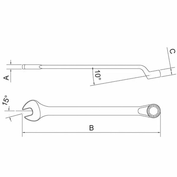 Encontraproduto.com.br - Chave Combinada 25mm Aço Cromo Vanádio 44660/125 Tramontina Pro