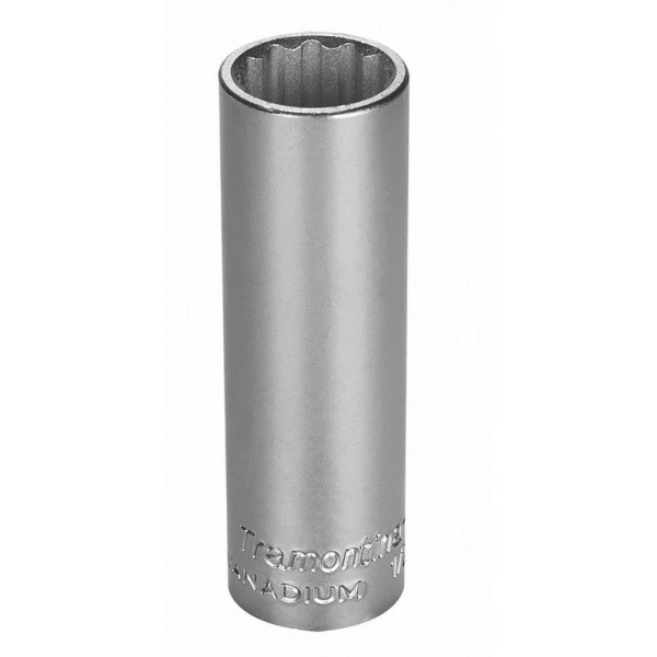 Encontraproduto.com.br - Soquete estriado longo 18mm com encaixe de 1/2