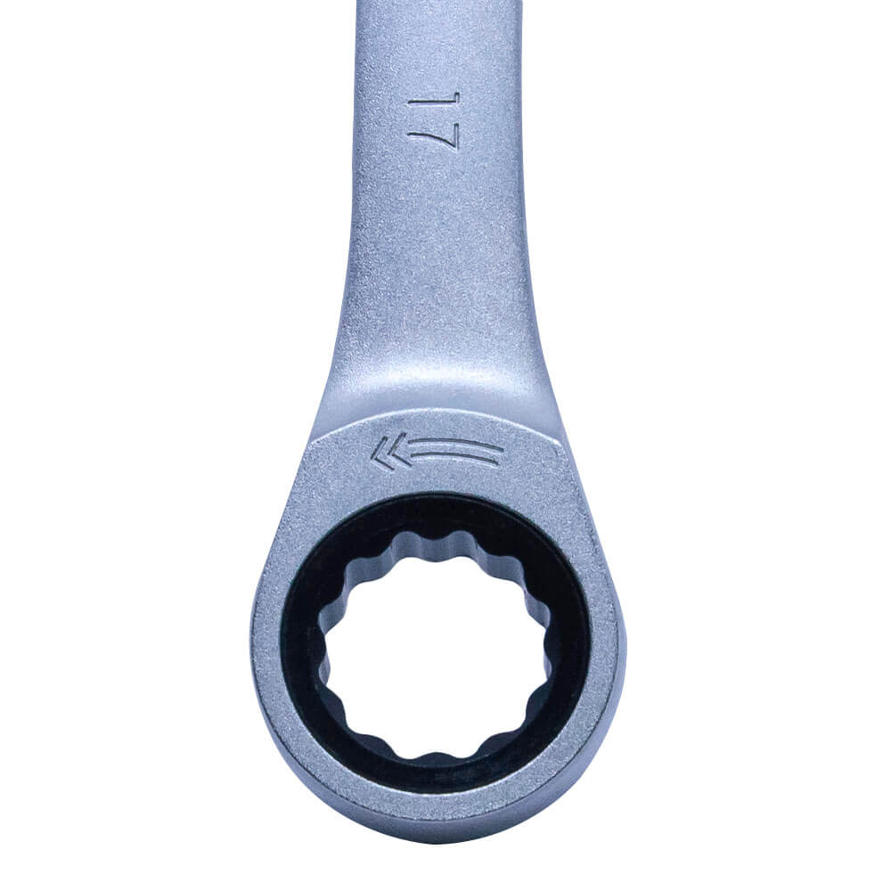 Encontraproduto.com.br - Chave Combinada Tramontina-Pro 44652/117 Plana Com Catraca 17Mm