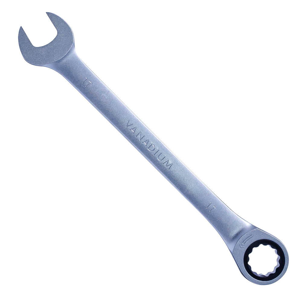 Encontraproduto.com.br - Chave Combinada Tramontina-Pro 44652/117 Plana Com Catraca 17Mm