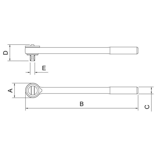 Encontraproduto.com.br - Catraca para Soquete 3/4x20” Reversível 44859/120 - Tramontina Pro