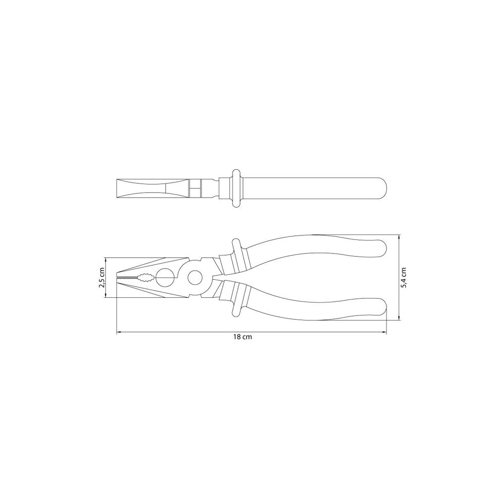 Encontraproduto.com.br - Alicate Universal com Empunhadura Injetada 7