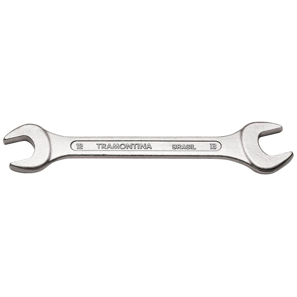 Encontraproduto.com.br - Chave Fixa 12x13 mm Tramontina Basic com Corpo em Aço Especial Cromado