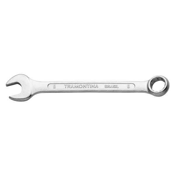 Encontraproduto.com.br - Chave Combinada 8 mm Tramontina Basic com Corpo em Aço Especial Cromado