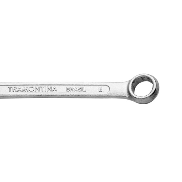 Encontraproduto.com.br - Chave Combinada 8 mm Tramontina Basic com Corpo em Aço Especial Cromado