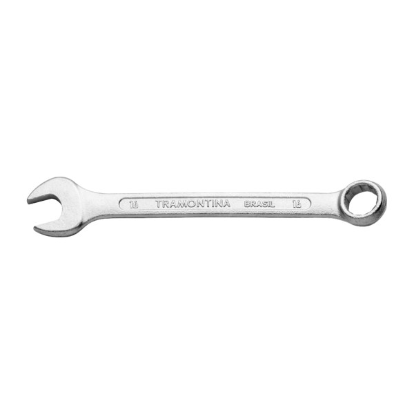 Chave Combinada 16 mm Tramontina Basic com Corpo em Aço Especial Cromado