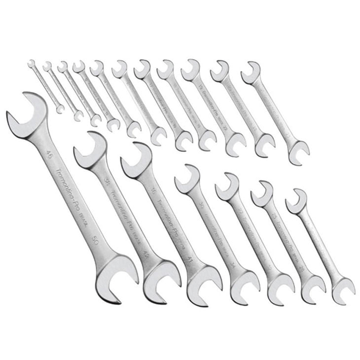 Jogo de Chave Fixa Tramontina Pro 44610/218 de 6mm à 50mm 18 Peças