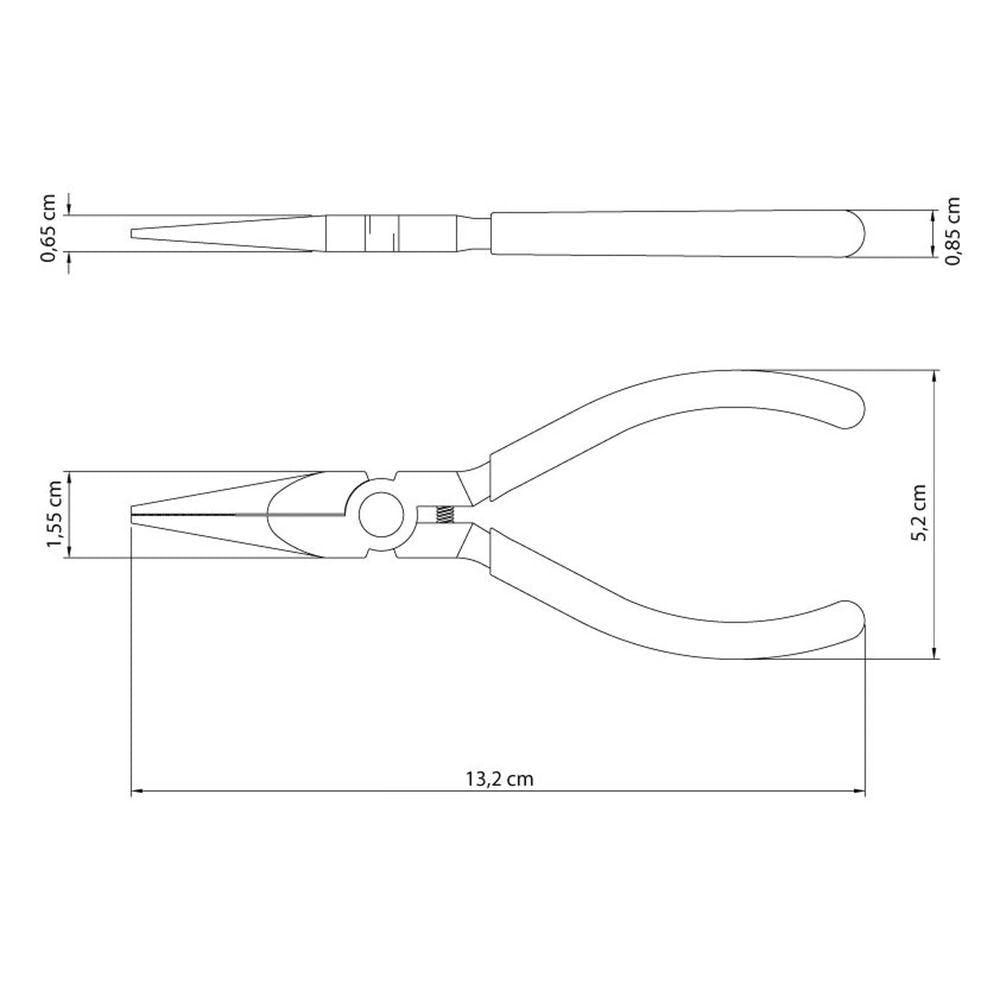 Encontraproduto.com.br - Alicate Meia Cana 5