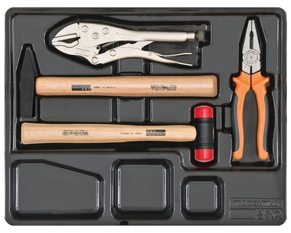 Encontraproduto.com.br - Módulo com Ferramentas para Manutenção Tramontina PRO 4 Peças