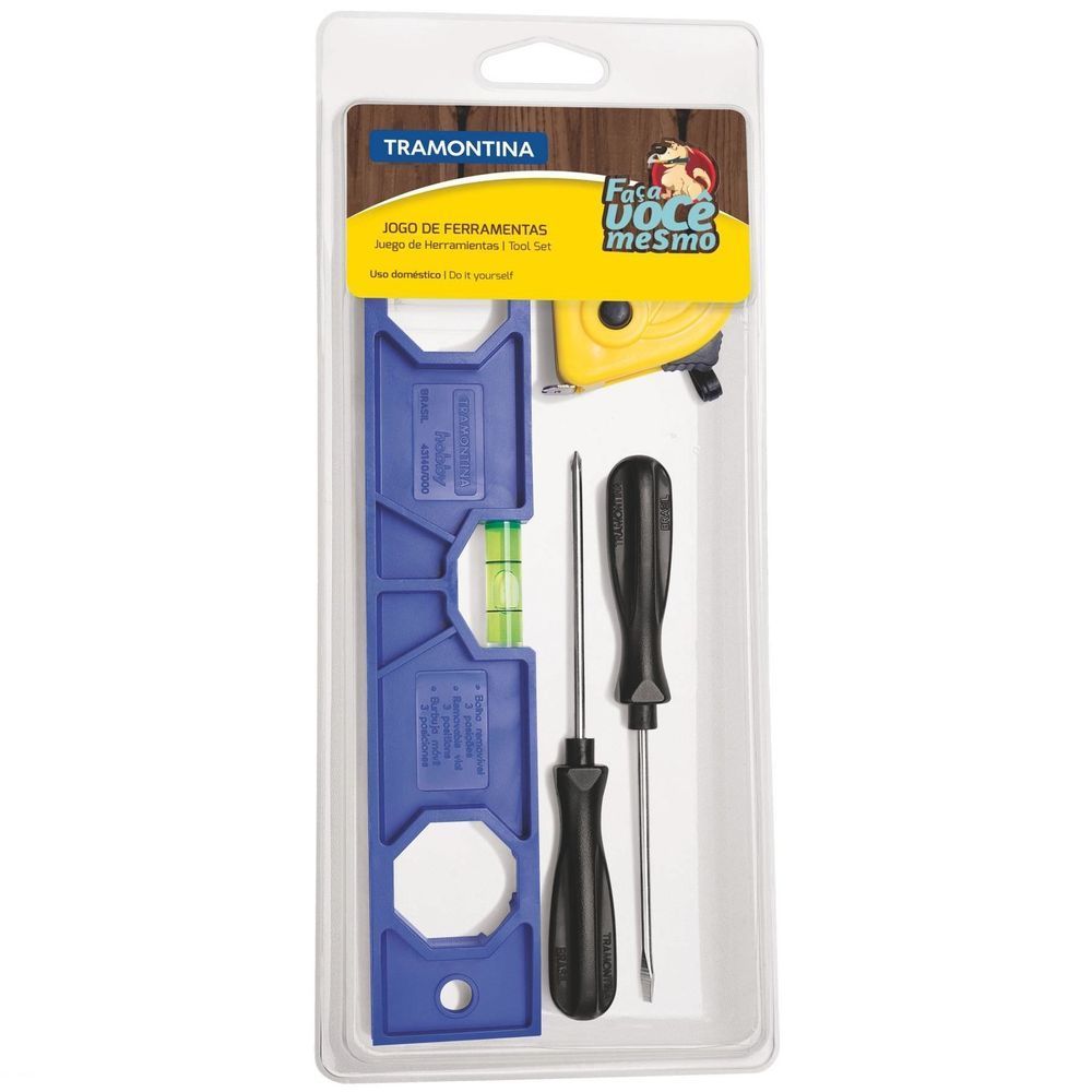 Encontraproduto.com.br - Kit de Ferramentas Tramontina com 4 Peças - TRAMONTINA