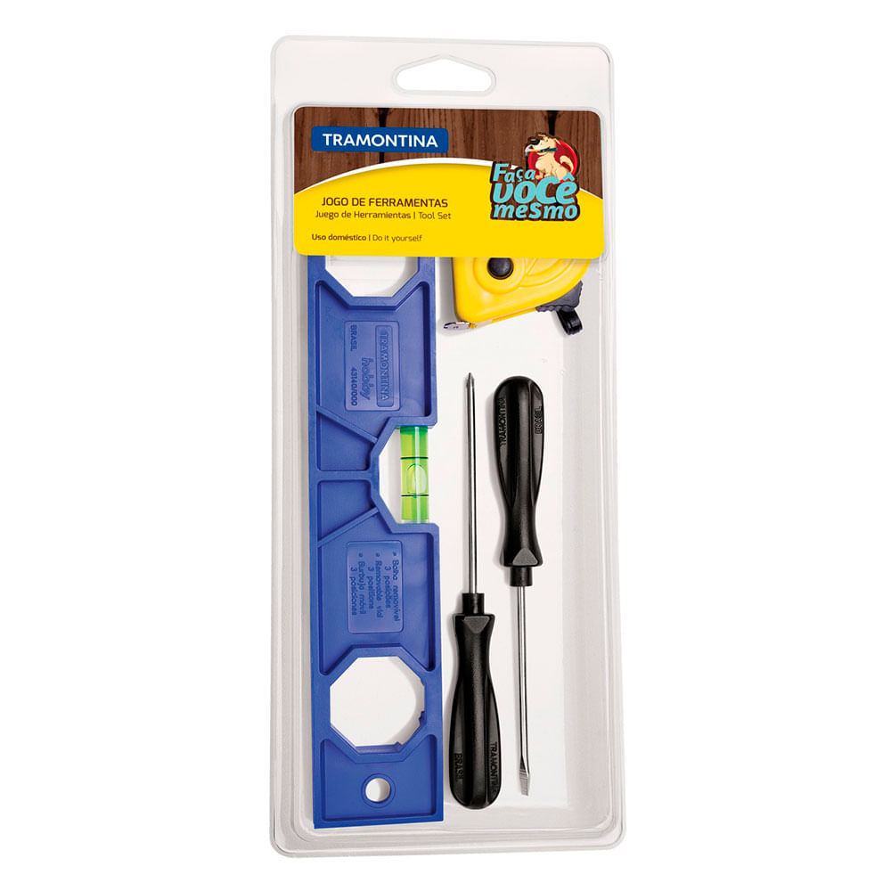 Encontraproduto.com.br - Kit de Ferramentas Tramontina com 4 Peças - TRAMONTINA
